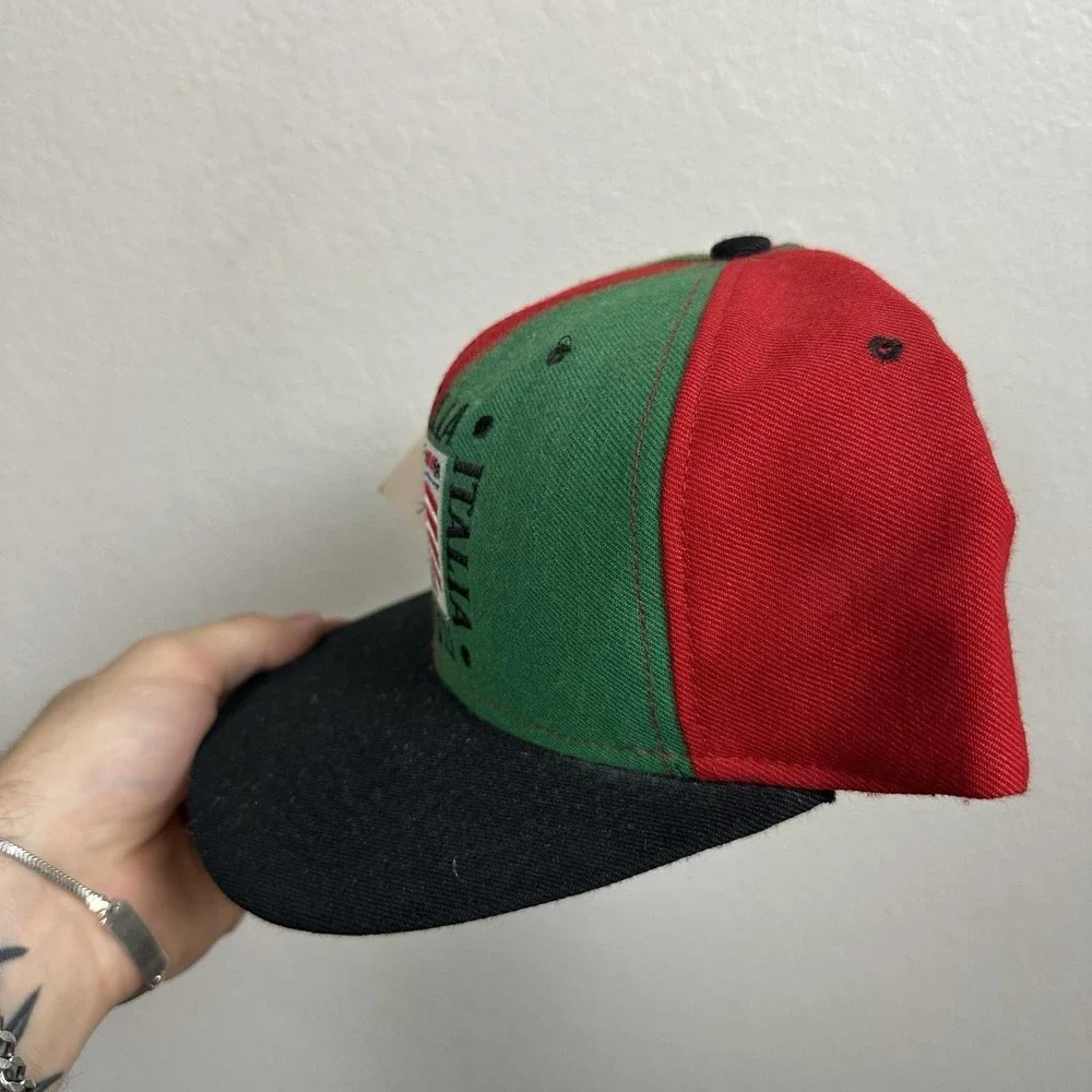 VTG 1994 WORLD CUP Italian Futbol Soccer Snapback Cap Hat Stadium Collection Tea